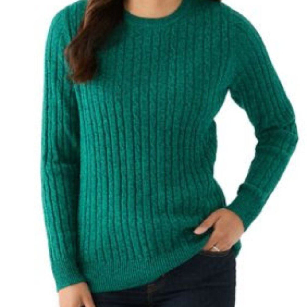 NWT KIM ROGERS Womans knit marled sweater